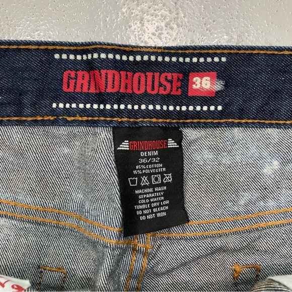 Men's Blue and White Jeans - Picture 6 of 16